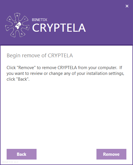 cryptela_installer_remove