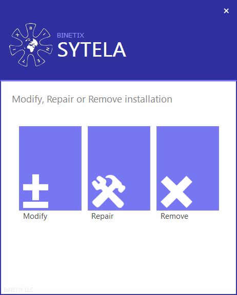 sytela_installer_maintenence
