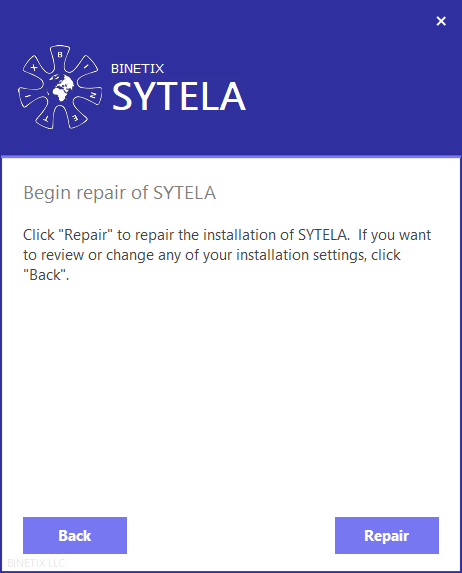 sytela_installer_repair