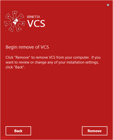 vcs_installer_remove