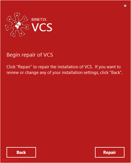 vcs_installer_repair